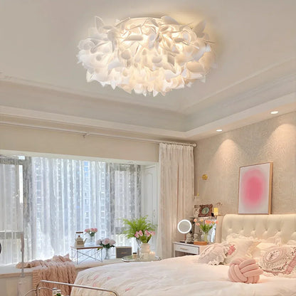 Elegant Floral LED Ceiling Fixture