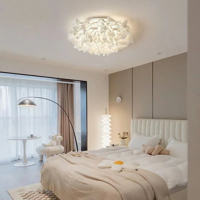 Elegant Floral LED Ceiling Fixture