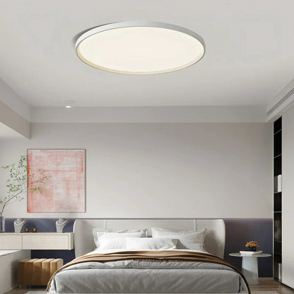 Simple White Ceiling Light Fixture for Bedroom