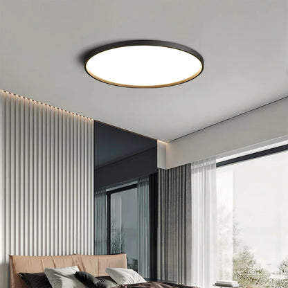 Simple White Ceiling Light Fixture for Bedroom