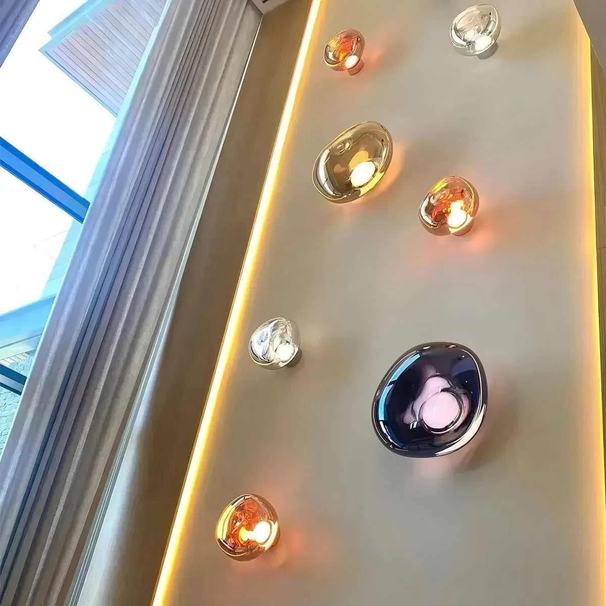 Warm Ambient Wall Light for Home