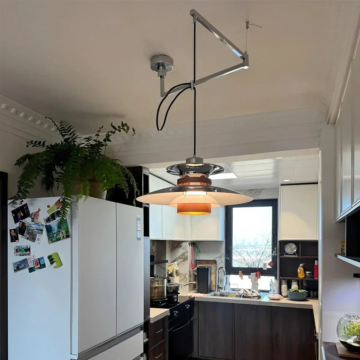 Stylish UFO Hanging Light for Kitchen Dining