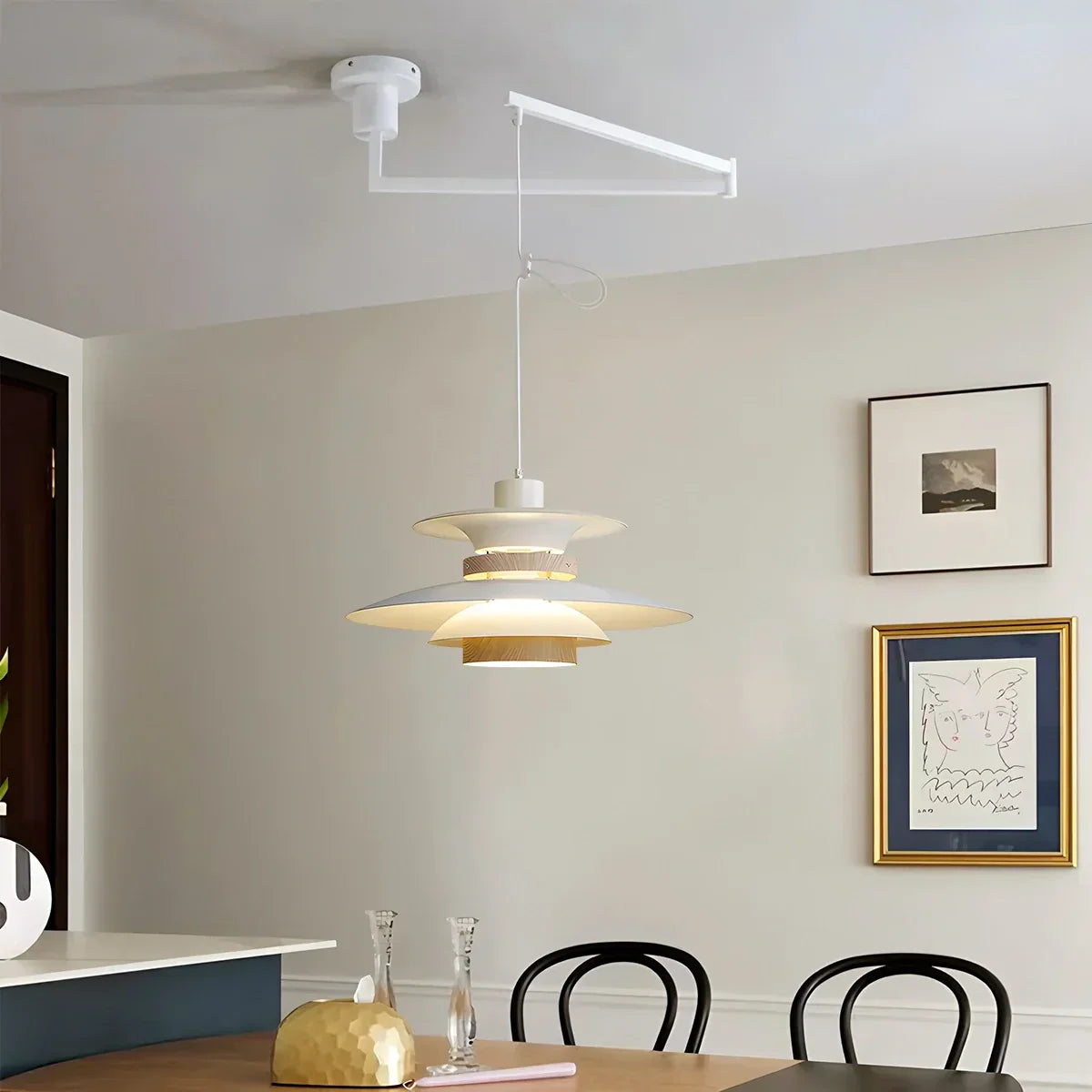 Stylish UFO Hanging Light for Kitchen Dining