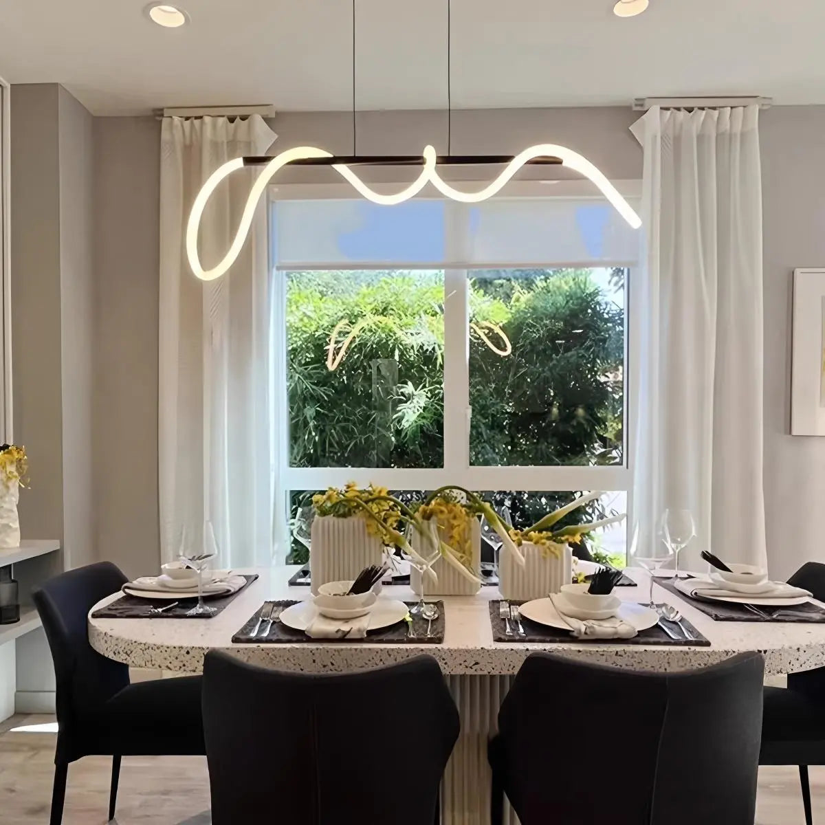 Stylish Hanging Led Pendant Light for Kitchen Island