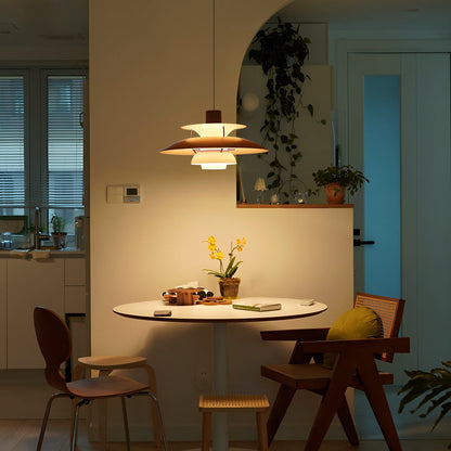 Contemporary Tiered Pendant Light Fixture
