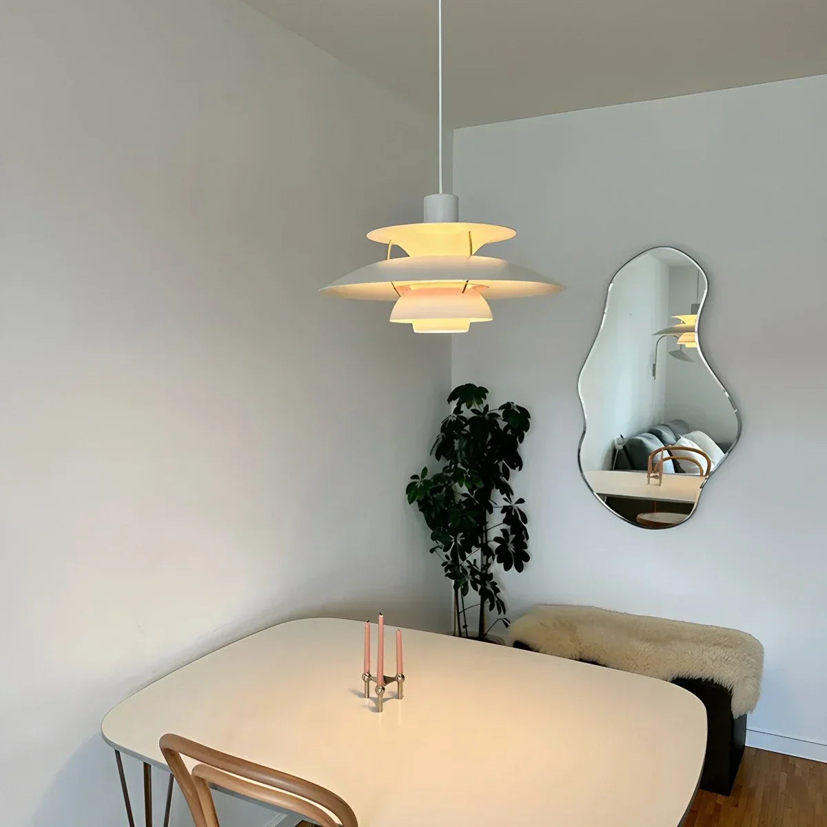 Contemporary Tiered Pendant Light Fixture