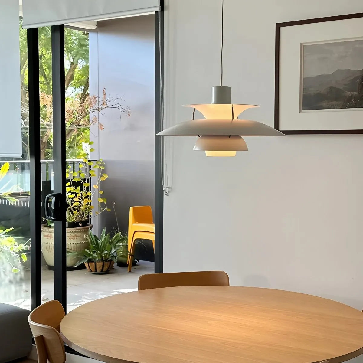 Contemporary Tiered Pendant Light Fixture