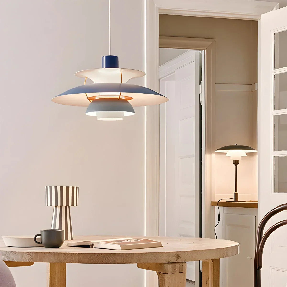 Contemporary Tiered Pendant Light Fixture