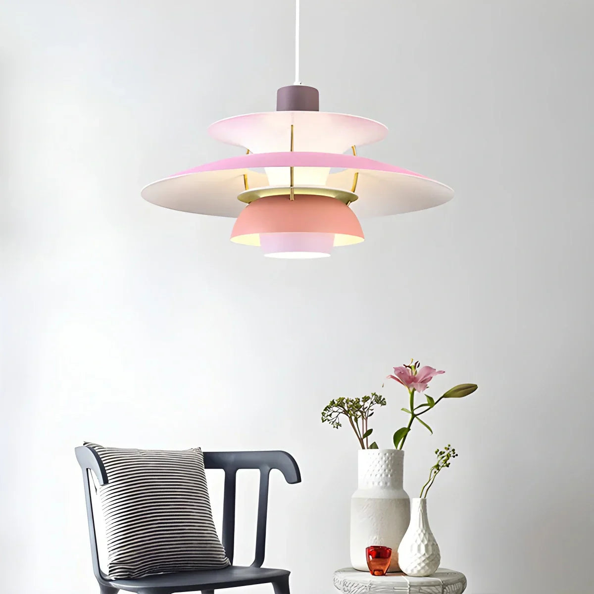Contemporary Tiered Pendant Light Fixture