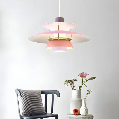 Contemporary Tiered Pendant Light Fixture