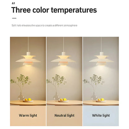 Contemporary Tiered Pendant Light Fixture