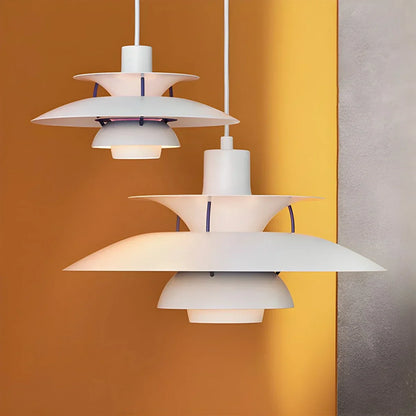 Contemporary Tiered Pendant Light Fixture
