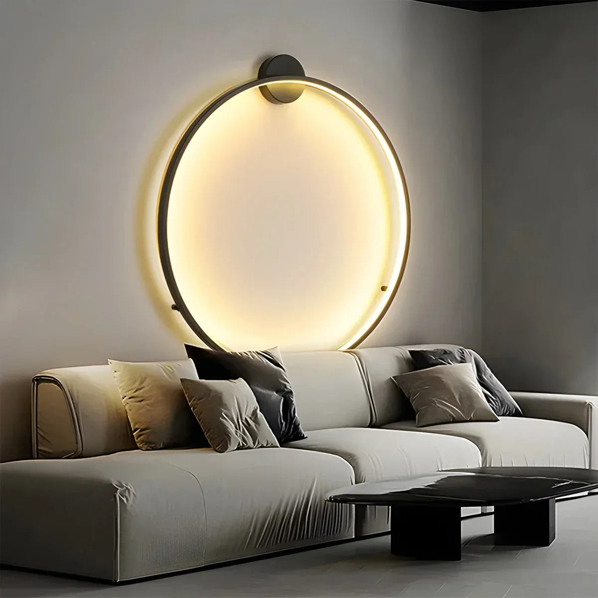 Circular LED Wall Light for Home Decor
