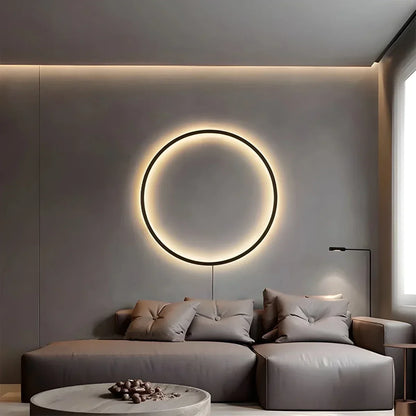 Circular LED Wall Light for Home Decor