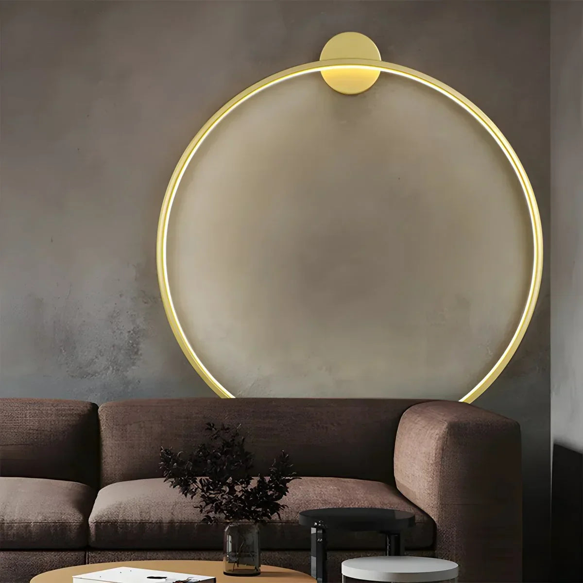 Circular LED Wall Light for Home Decor