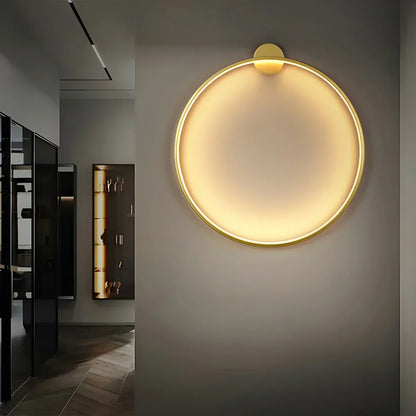 Circular LED Wall Light for Home Decor