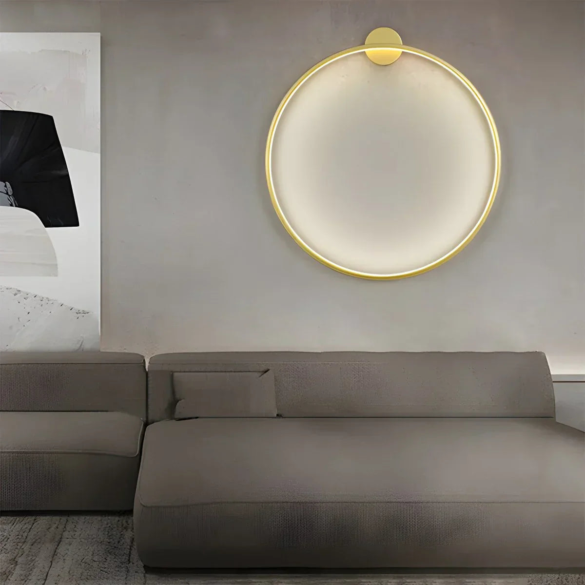 Circular LED Wall Light for Home Decor