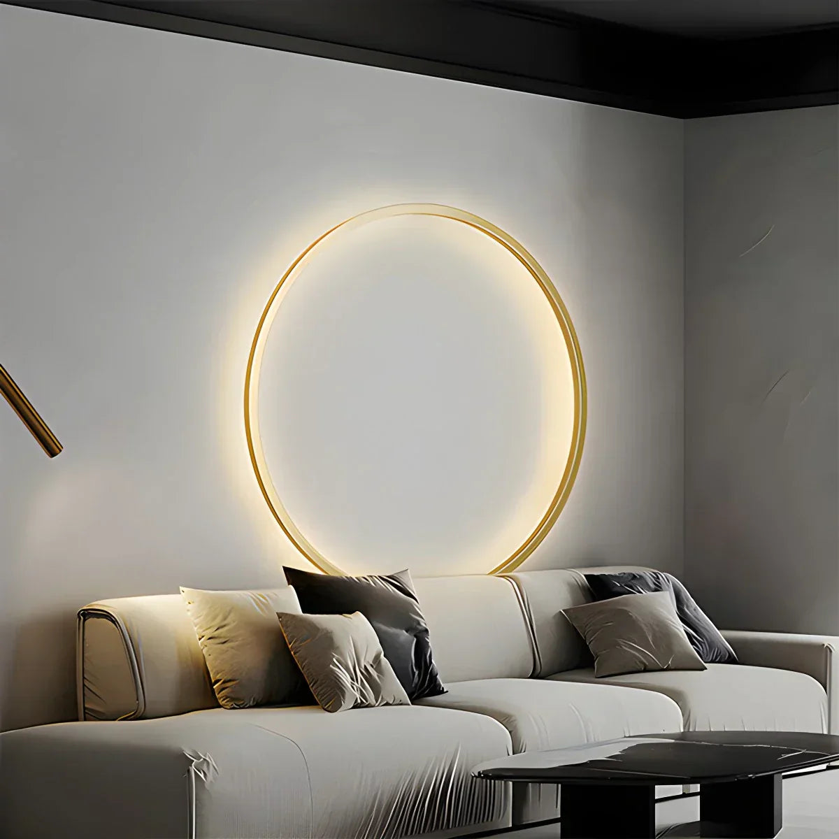 Circular LED Wall Light for Home Decor