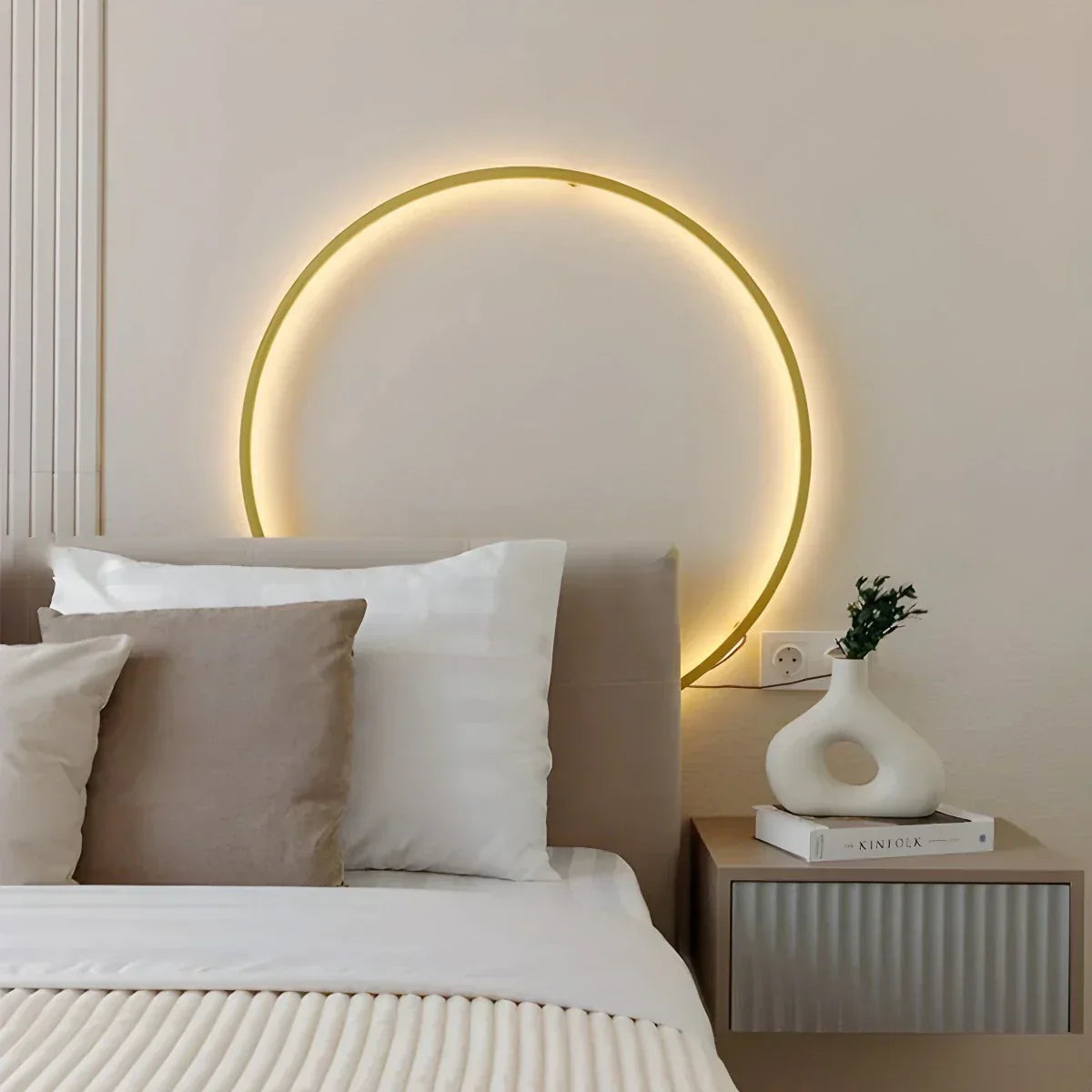 Circular LED Wall Light for Home Decor