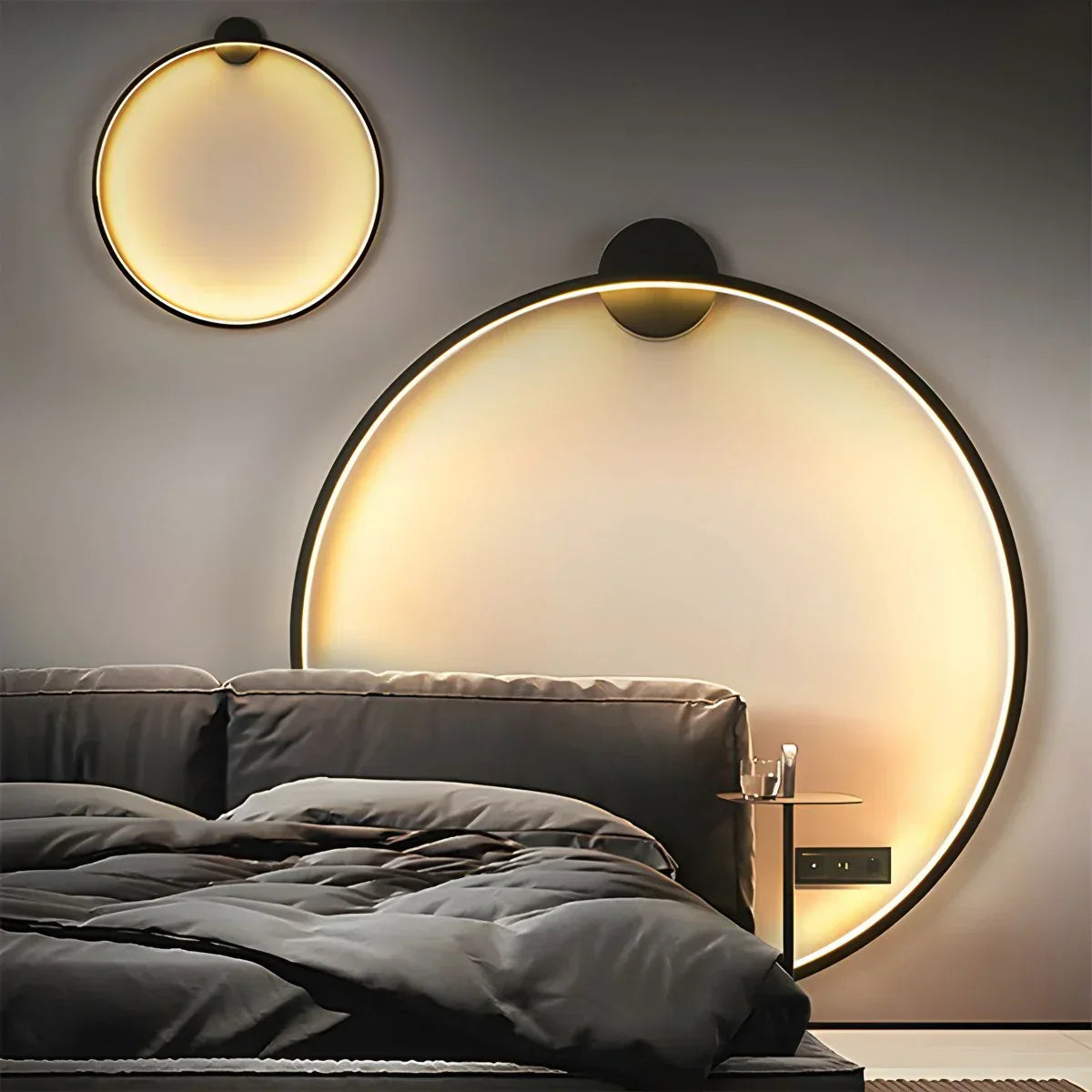 Circular LED Wall Light for Home Decor
