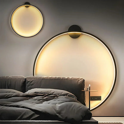Circular LED Wall Light for Home Decor