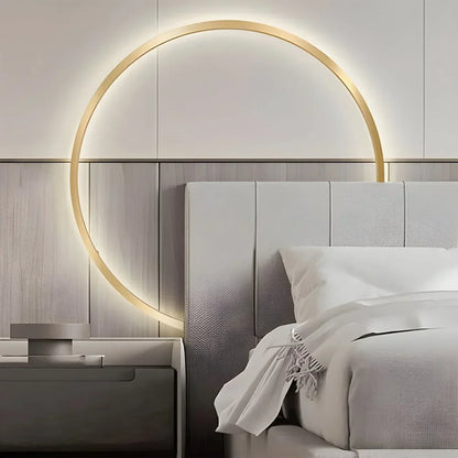 Circular LED Wall Light for Home Decor