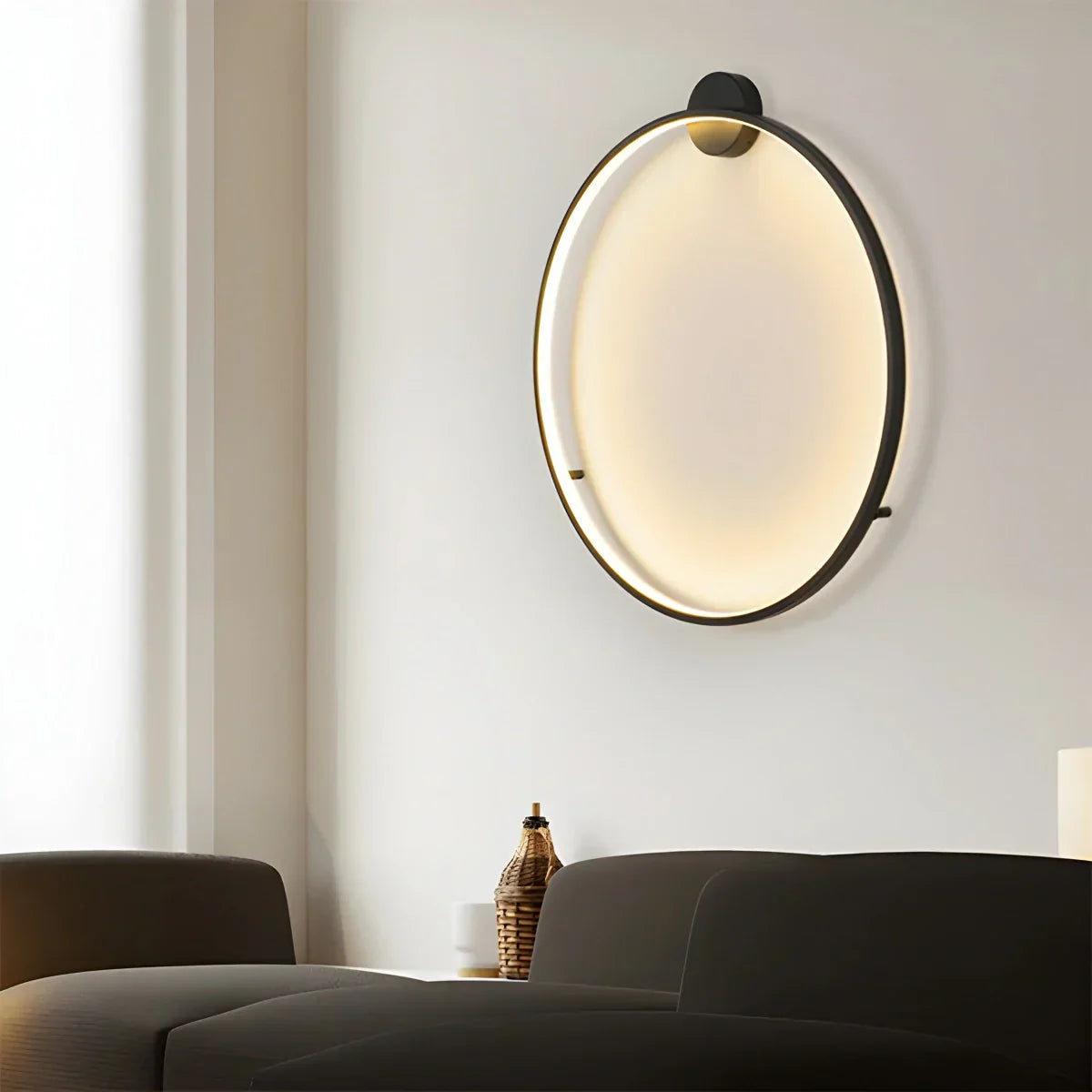 Circular LED Wall Light for Home Decor - Luxicro