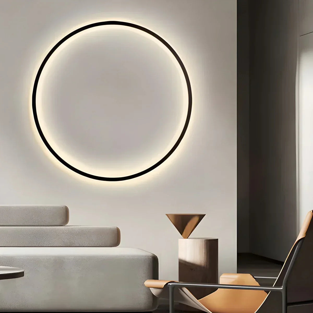 Circular LED Wall Light for Home Decor