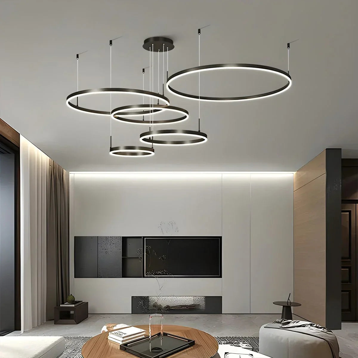 Stylish Crystal LED Chandelier Light Fixture