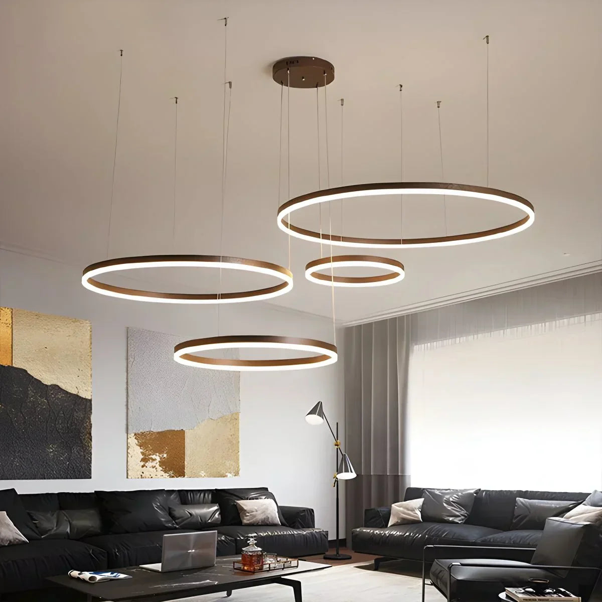Stylish Crystal LED Chandelier Light Fixture