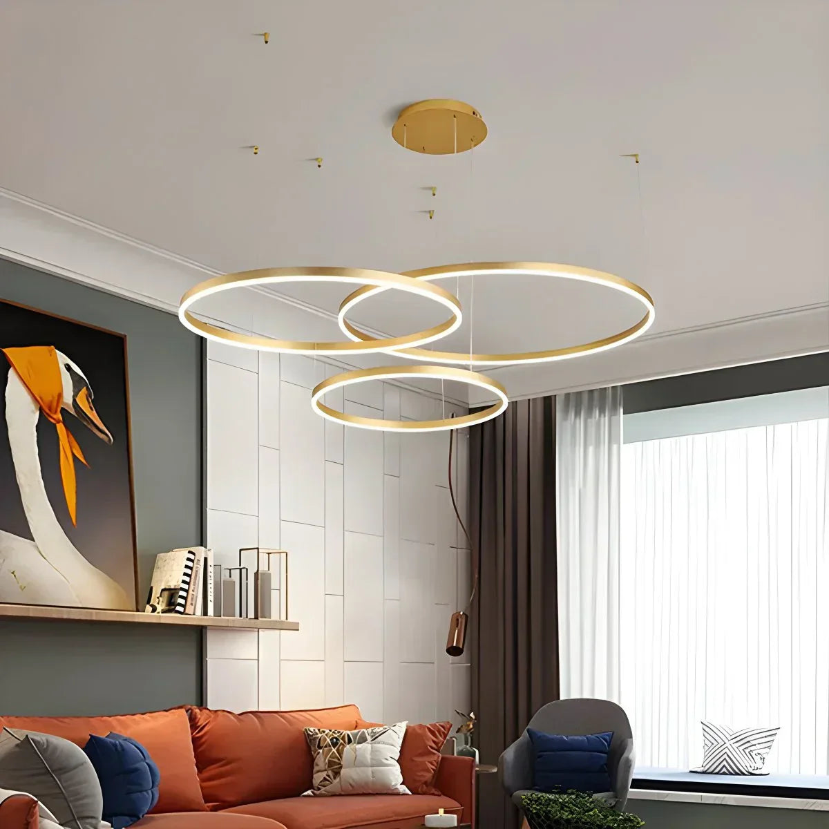 Stylish Crystal LED Chandelier Light Fixture