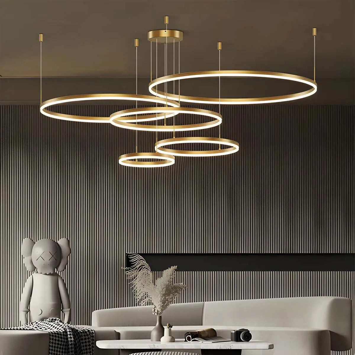 Stylish Crystal LED Chandelier Light Fixture