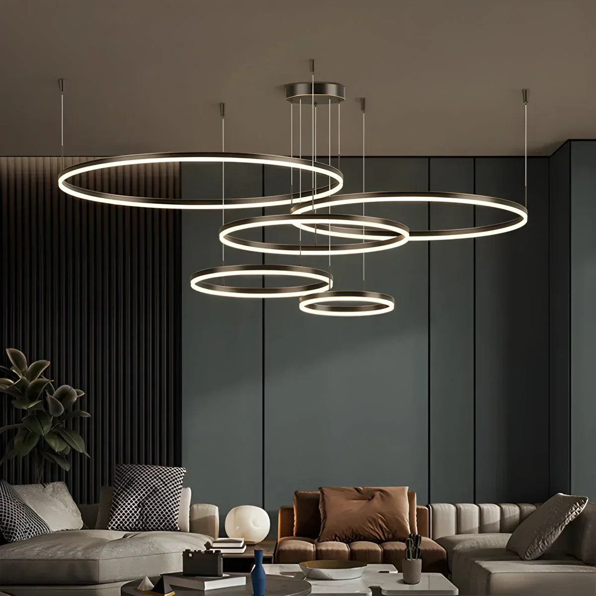 Stylish Crystal LED Chandelier Light Fixture