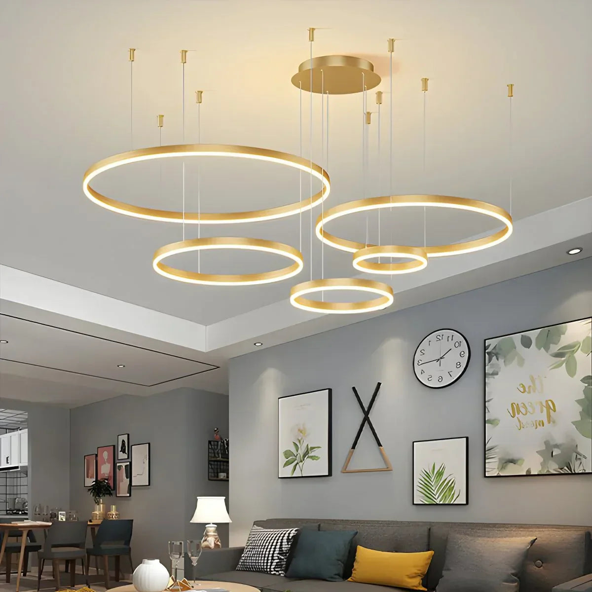 Stylish Crystal LED Chandelier Light Fixture