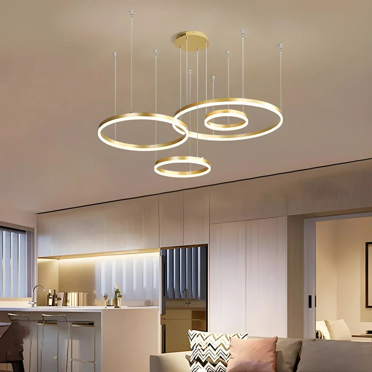 Stylish Crystal LED Chandelier Light Fixture