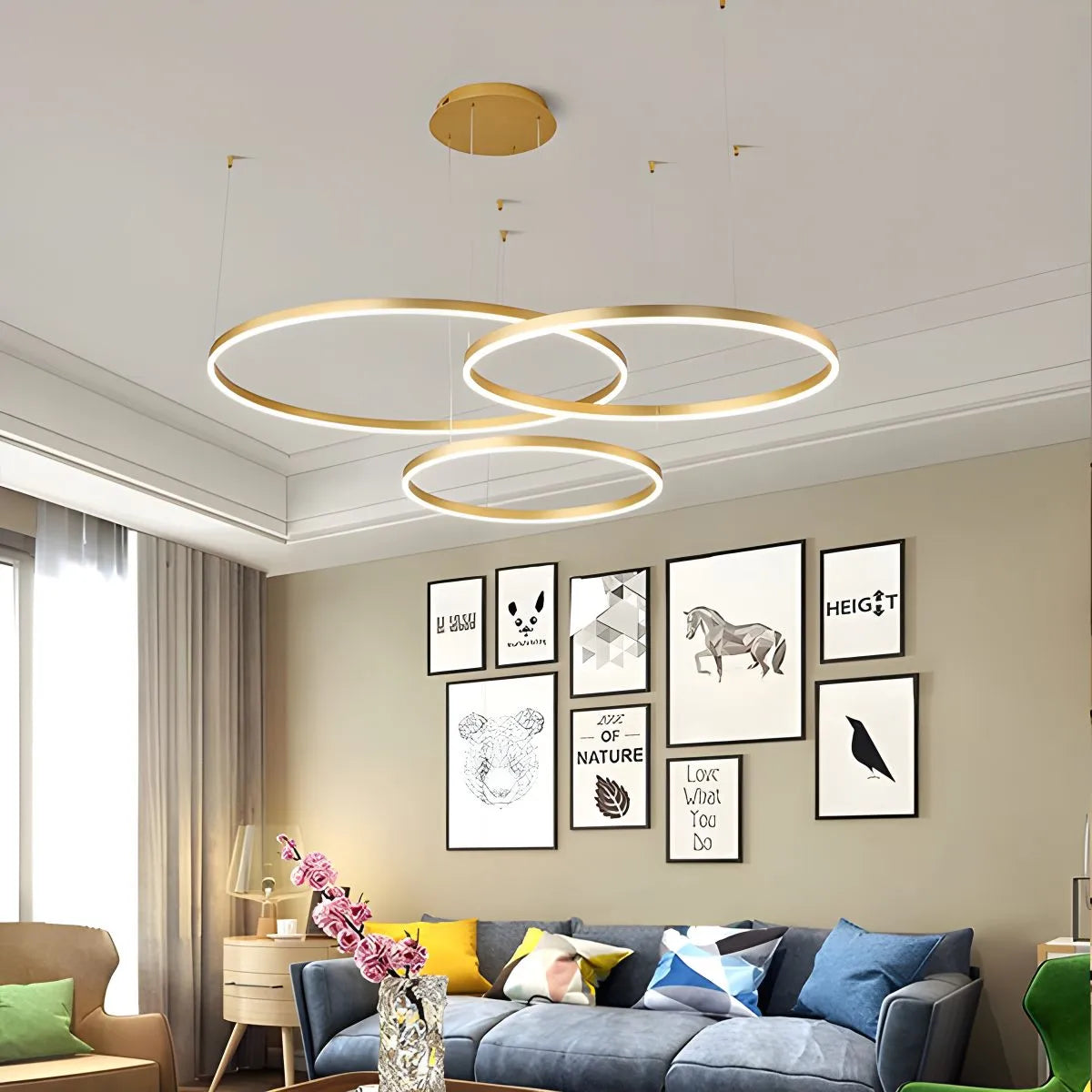 Stylish Crystal LED Chandelier Light Fixture