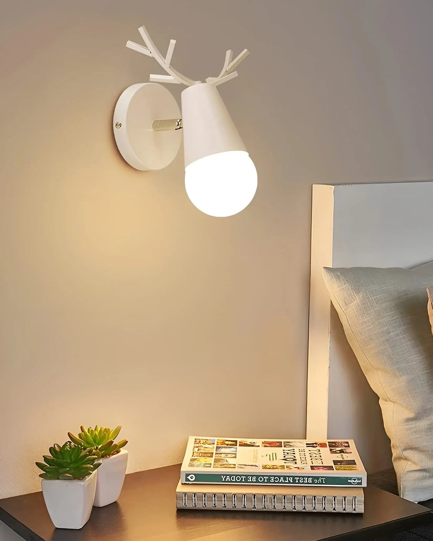 Stylish Deer Horn LED Sconce Light