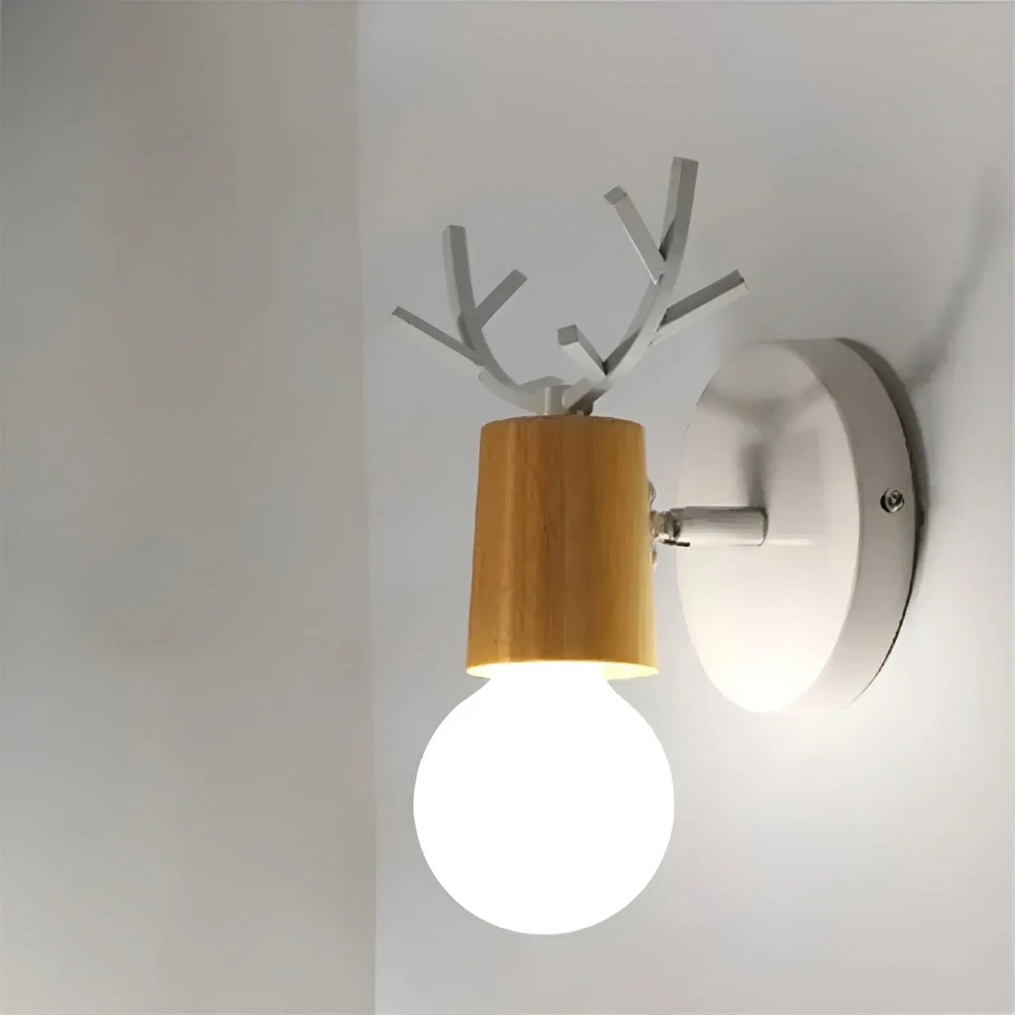 Stylish Deer Horn LED Sconce Light