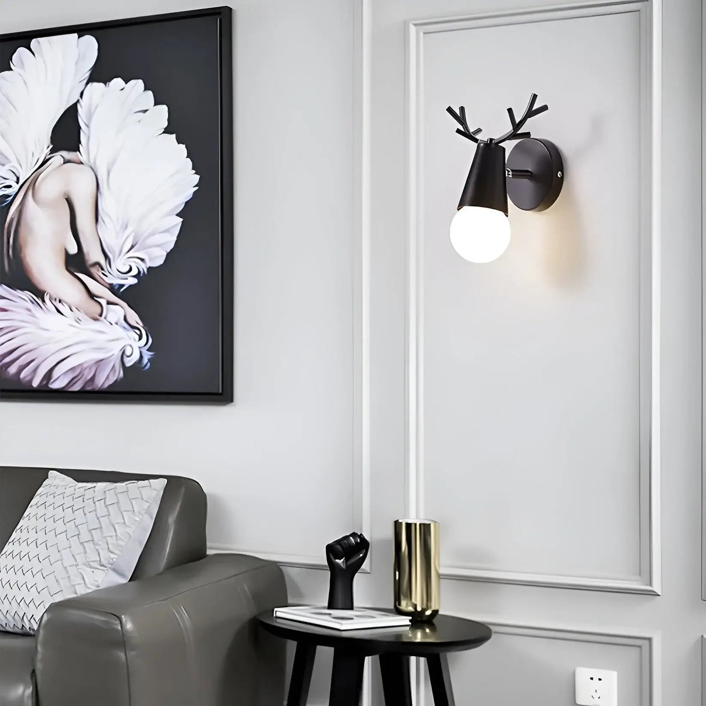 Modern Antler LED Wall Light – Bright & Eco Friendly