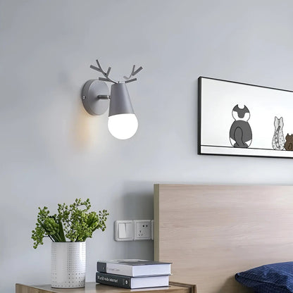 Stylish Deer Horn LED Sconce Light