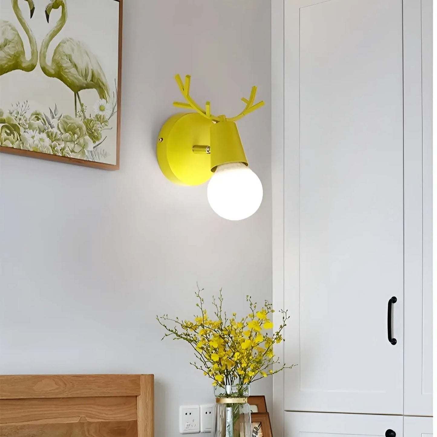 Modern Antler LED Wall Light – Bright & Eco Friendly