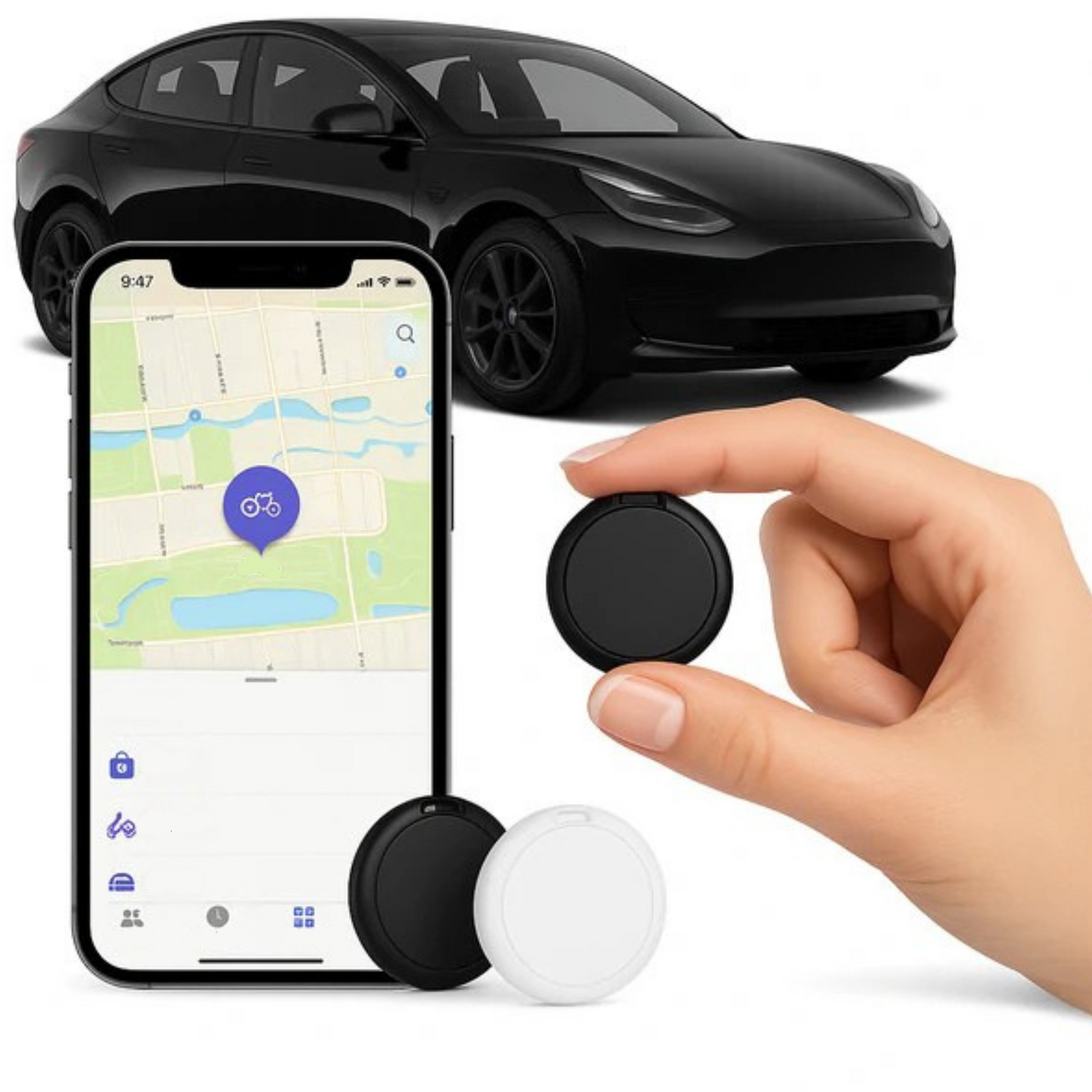 Compact Personal GPS Locator No Subscription Fee