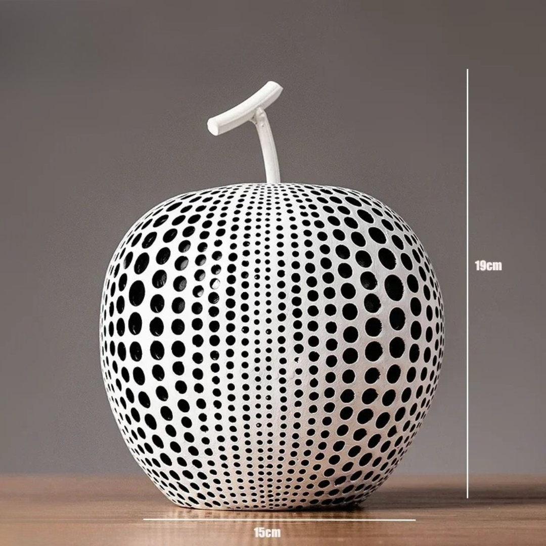 Adorable Spot Apple Decor Figure