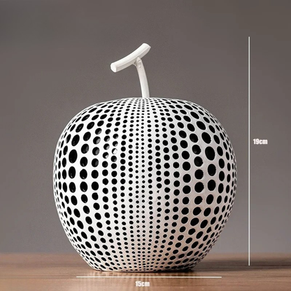 Adorable Spot Apple Decor Figure