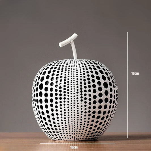 Cute Polka Dot Apple Figurine Decoration - Luxicro