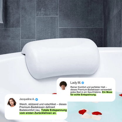 Comfortable Grip Bath Pillow