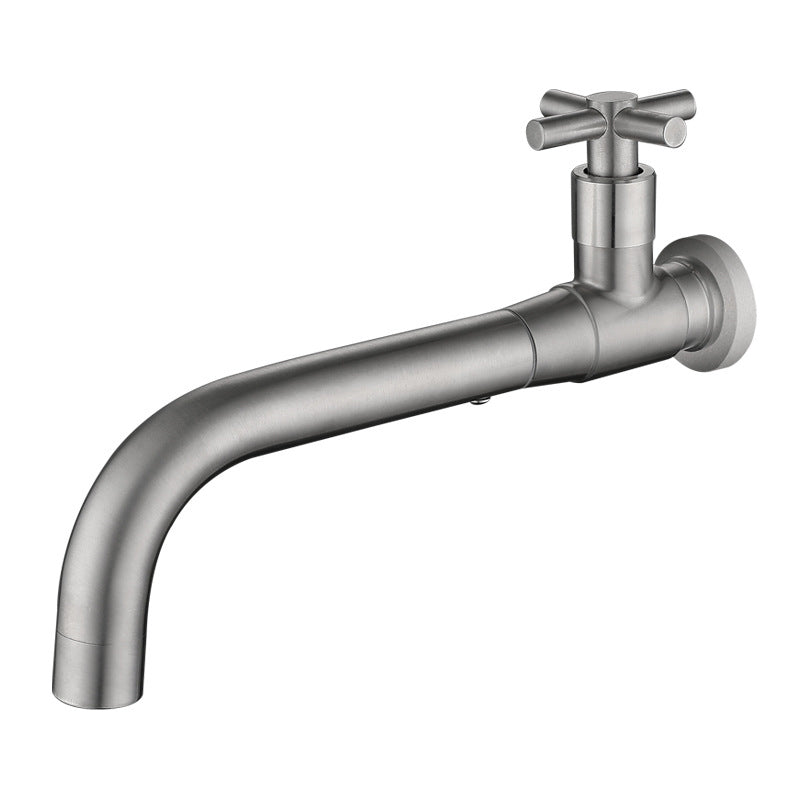 Modern Stainless Steel Wall Mount Bathroom Faucet - Luxicro