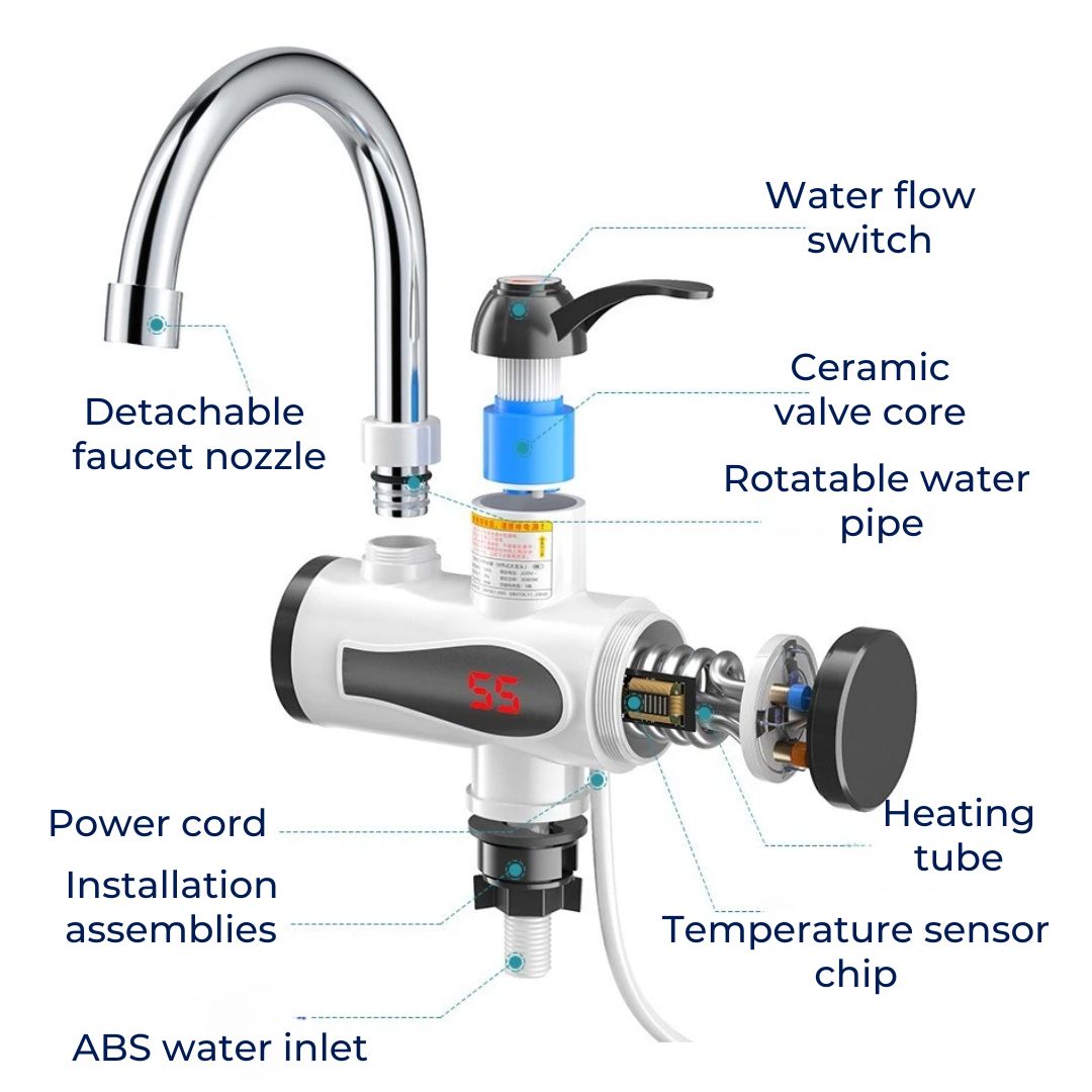 Fast Boiling Water Faucet | Space Saving & Eco Friendly