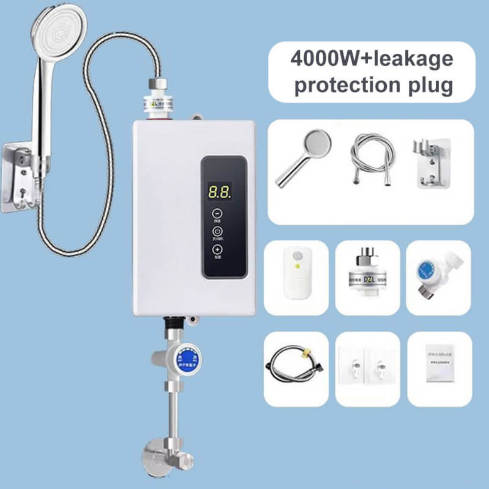 Compact Instant Hot Water Heater for Home Use - Luxicro