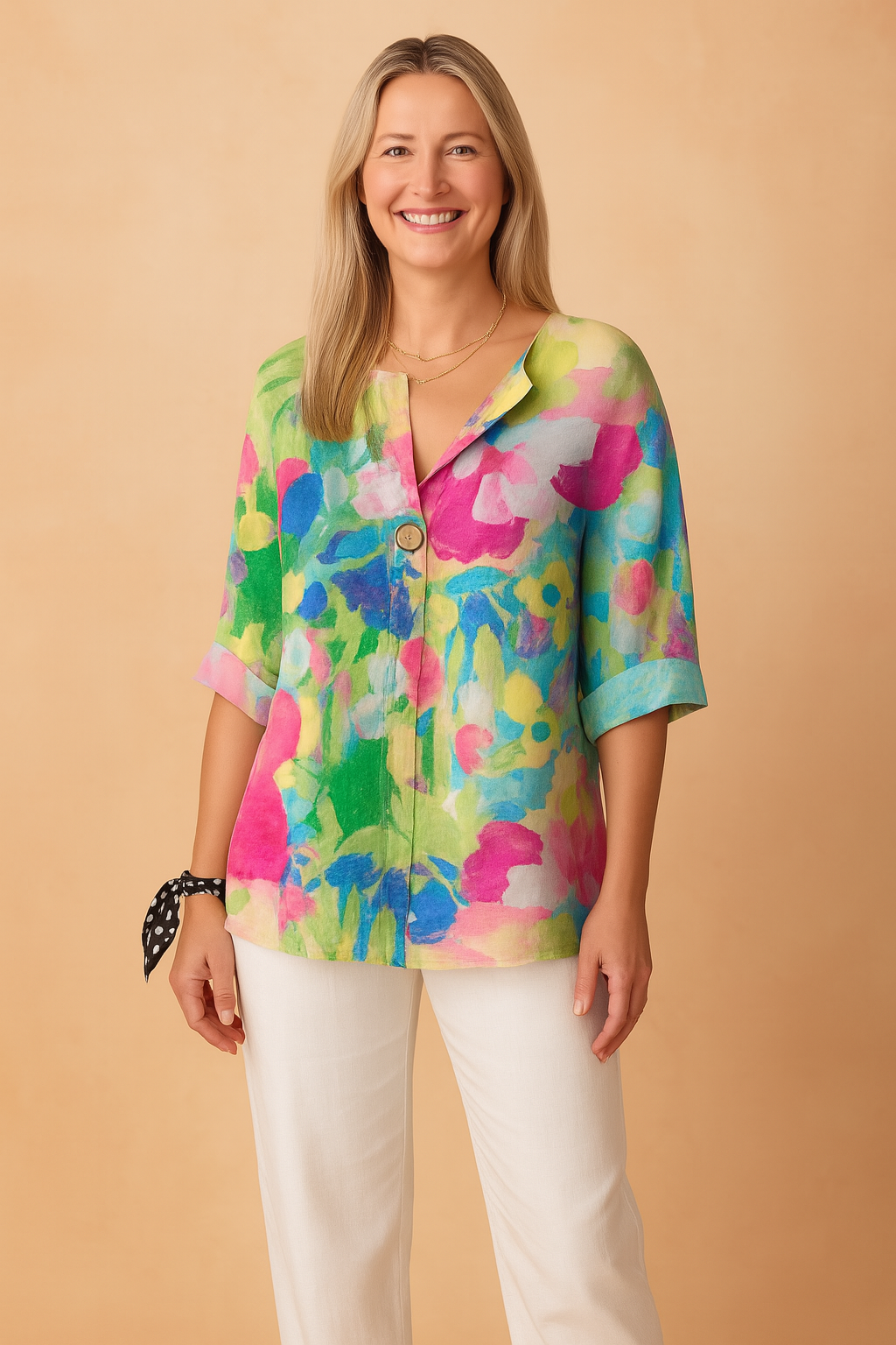 Airy V-Neck Blouse for Women